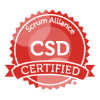 Jensen und Komplizen sind zertifiziert als 'Certified Scrum Developer℠ (CSD)' durch die Scrum Alliance®.